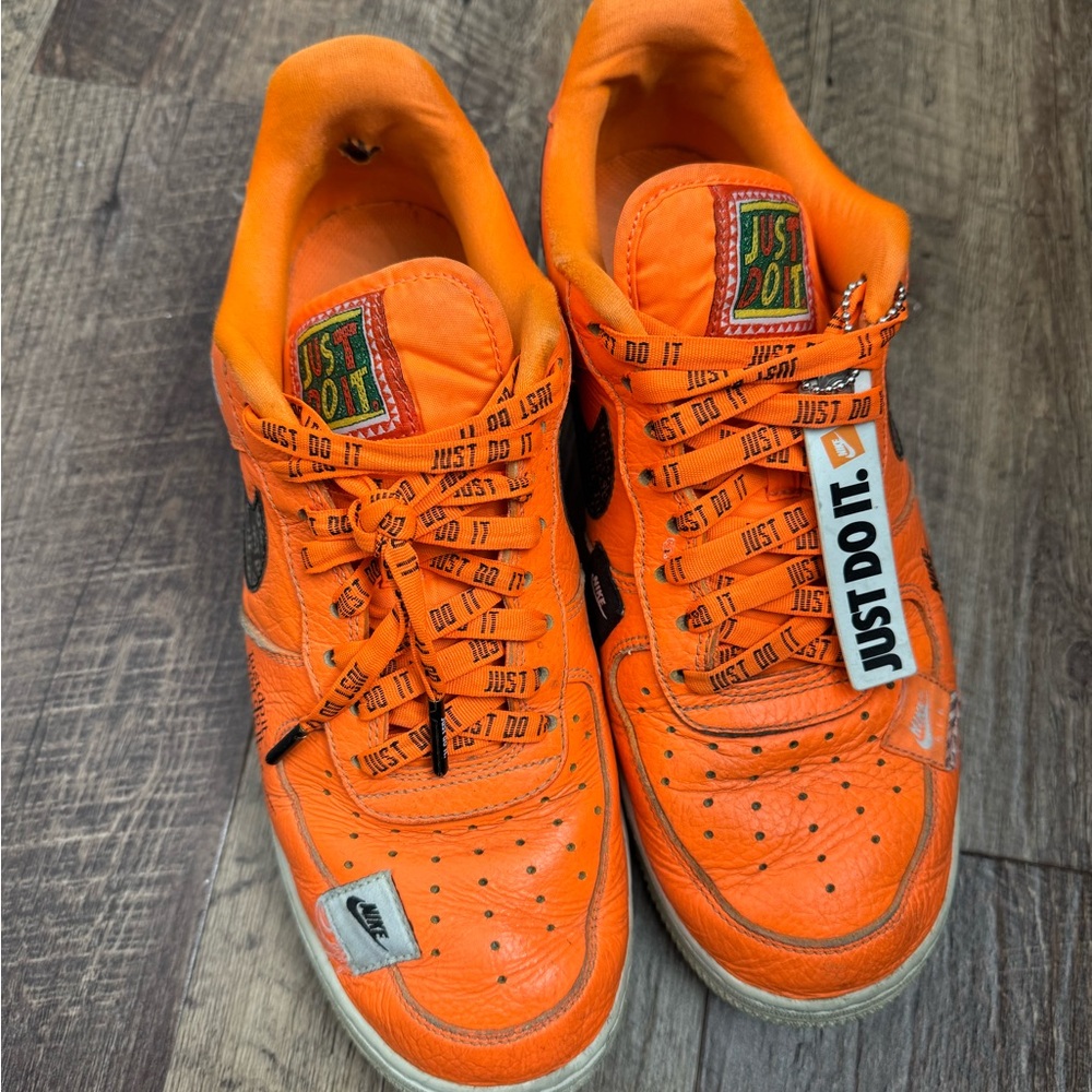 Nike AF1 Just Do It Orange